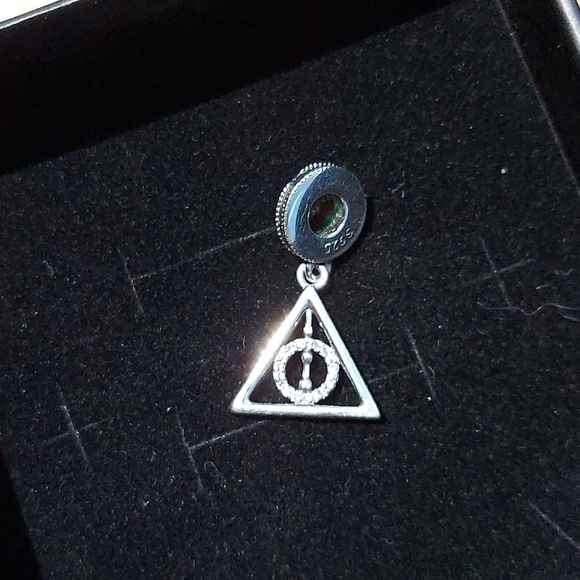 925 Silver Harry Potter Deathly Hallows Charm - Picture 4 of 10